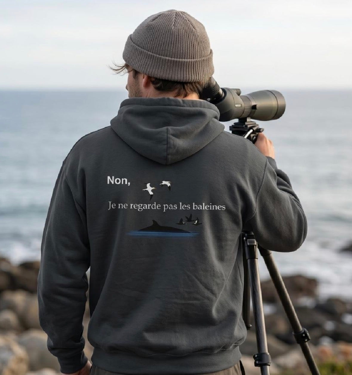 Hoodie unisexe | Baleines